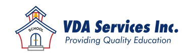 A logo of vda services providing quality service.